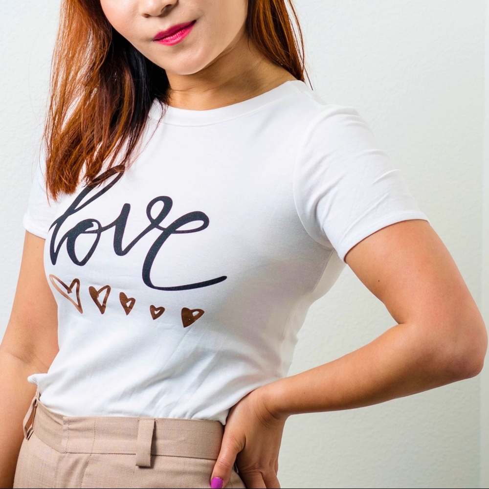Love Crop Top
